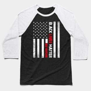 New Hampshire black lives matter Flag American Vintage Baseball T-Shirt